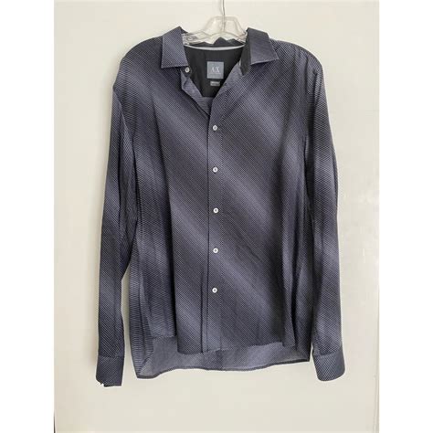 armani exchange button up shirt.